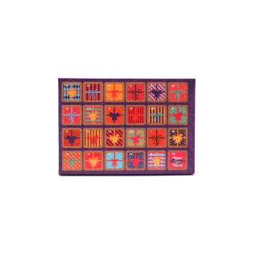 A5 Advent Calendar Vegan Dark Chocolate 71% Cocoa