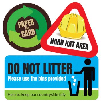 Outdoor High Tak Vinyl Stickers