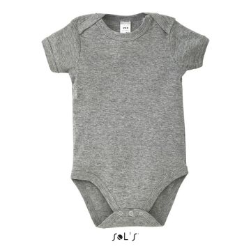 BAMBINO BAMBINO BABY BODYSUIT Grey Melange M