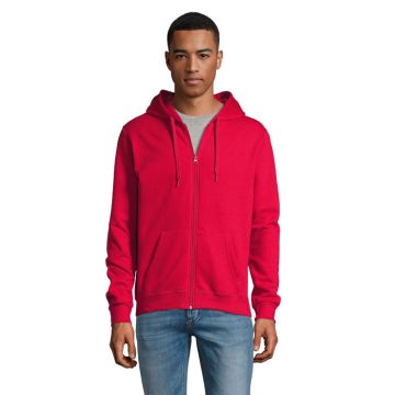 SOLS STONE Hoodie With Full Zip And Kangaroo Pocket Unisex - 1 Bounce Creative Designs