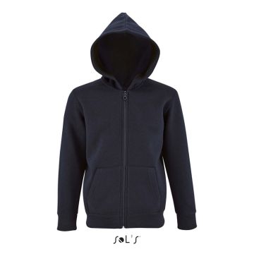 SOLS STONE KIDS Hoodie With Full Zip And Kangaroo Pocket - 1 Bounce Creative Designs