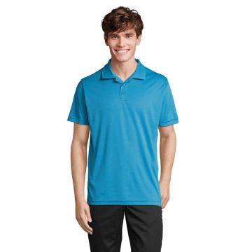 PITCHER PITCHER UNISEX POLO Aqua L