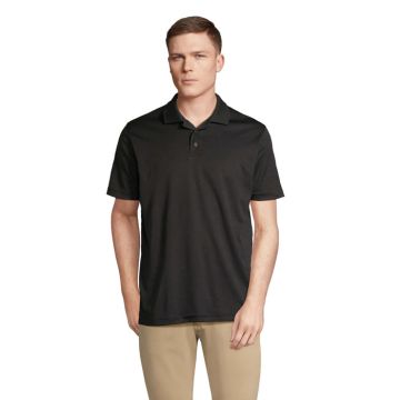 PITCHER PITCHER UNISEX POLO Black 3XL
