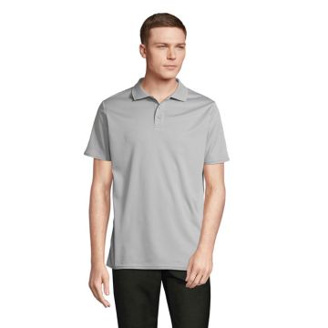 PITCHER PITCHER UNISEX POLO Pure Grey 3XL