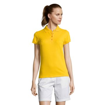 SOLS PASSION Womens Polo Shirt 170g Printed Polo Shirt Lime Bounce Creative Designs