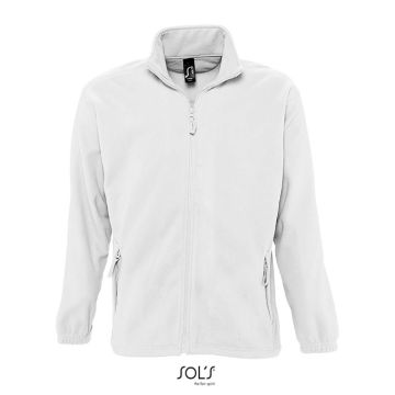 NORTH NORTH Zipped Fleece Jacket White 3XL