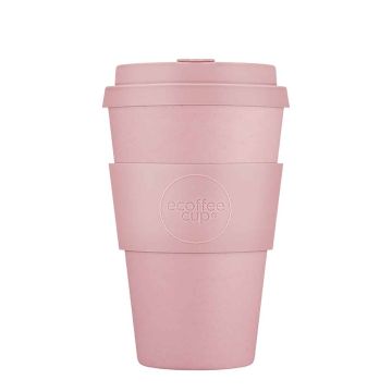 Ecoffee Cups 14oz Reusable Coffee Cup Official Brand-Pink Fluff