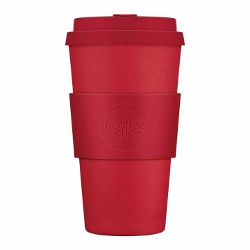 Ecoffee Cups 16oz Reusable Coffee Cup Official Brand-Red Dawn