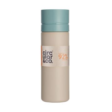 The Official Circular &amp;amp; Co Reusable Eco Water Bottle-Chalk &amp;amp; Blue