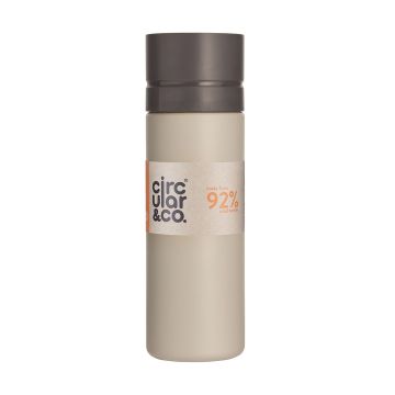 The Official Circular &amp;amp; Co Reusable Eco Water Bottle-Chalk &amp;amp; Grey