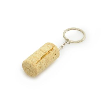 Promotional Cylinder Cork Keyring