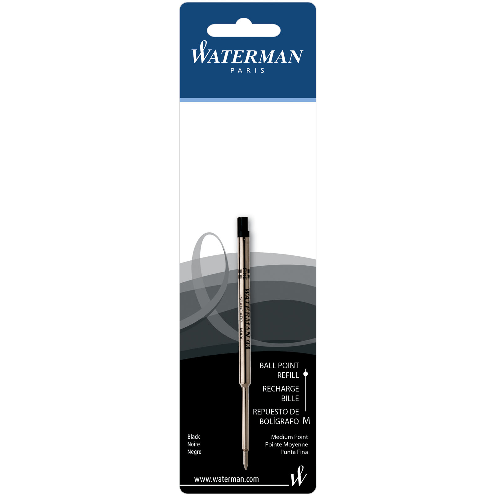 Waterman Ballpoint Pen Refill Black Ink Refill For Waterman Pens