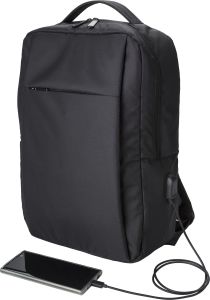 RPET Laptop Backpack 300D With Multiple Pockets 
