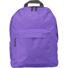 Polyester backpack coloured