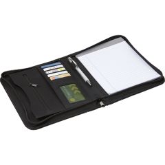 A5 Portfolio with Zipped PU Cover