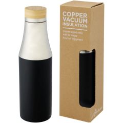 Hulan Metal Insulated Vacuum Bottle With Bamboo Lid 540 ml 