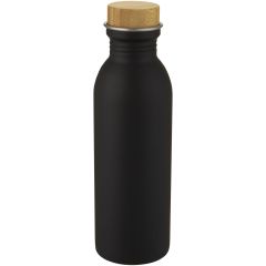 Kalix Stainless Steel Water Bottle with Bamboo Lid 650ml