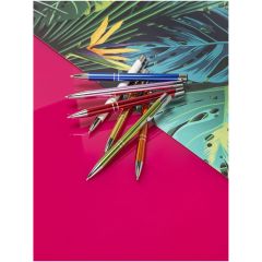 Metal Anodized Pen Black Ink Moneta 
