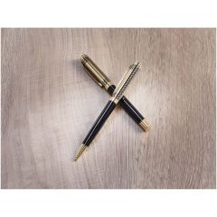 Legato ballpoint and rollerball pen set (blue ink)