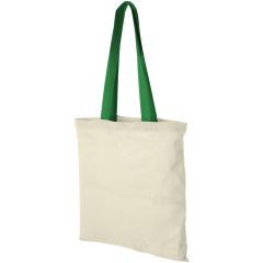 Nevada Cotton Tote Bag Coloured Handles 100 g/m² 