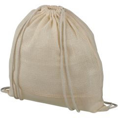 Maine Mesh Fruit And Veg Drawstring Bag Cotton 5L