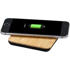 Leaf Bamboo and Fabric Wireless Charging Pad