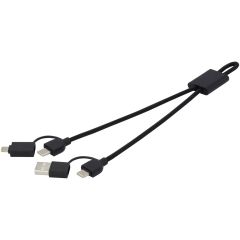 Connect 6-in-1 45W RCS Recycled Aluminium Fast Charging Cable