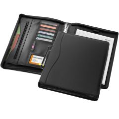 Ebony A4 Briefcase Portfolio With Notepad