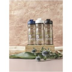 Recycled H2O Active Eco Base Sports Bottle Flip Lid 650 ml