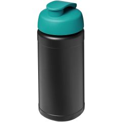 Baseline 500 ml recycled sport bottle with flip lid