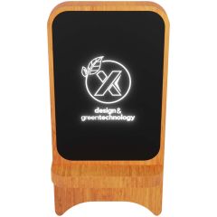 SCX.design W16 10W light-up wireless wooden stand