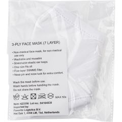 3 Ply face mask with 7 layers