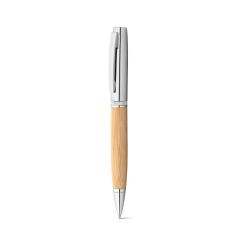 FUJI. Bamboo and metal ball pen with ABS case