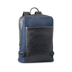 DIVERGENT BACKPACK I 15'6" Laptop Backpack In Denim And PU