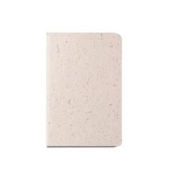 ORGANIC SOFT. A6 notepad with flexible cover made from organic elephant matter (95%)