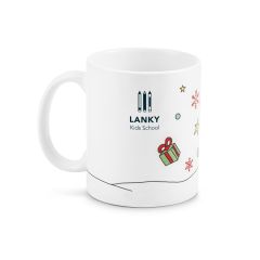 AVORIAZ Ceramic Mug with Christmas Decoration