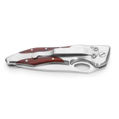 LAWRENCE. Pocket knife in stainless steel and wood