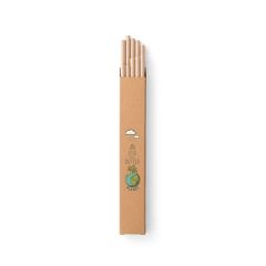 LAMONE Set of 10 Kraft Paper Straws