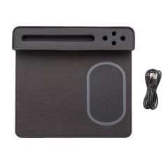 Air Mouse Mat With Integrated Wireless Charger And USB