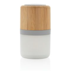 Bamboo Wireless Speaker With Colour Changing Light