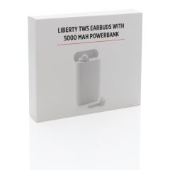 Liberty TWS Earbuds With Integrated Power Bank