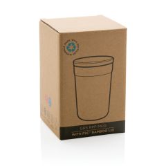 Recycled Take Out Mug With Bamboo Lid GRS RPP