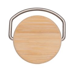 Modern Stainless Steel Bottle With Bamboo Lid