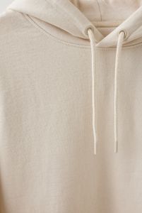 Iqoniq Torres recycled cotton hoodie undyed