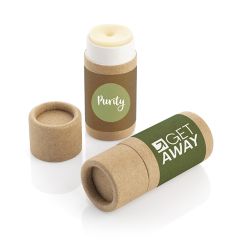 Eco Vegan Lip Balm In Cardboard Tube