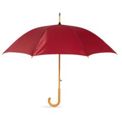 CUMULI Automatic Umbrella With Wooden Handle 23 Inch