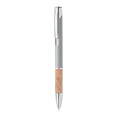 Push Button Metal & Cork Pen VERIA