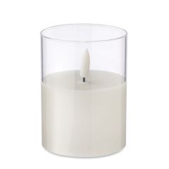 XANDLE+ LED wax candle in glass holder