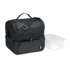 ICEBERG Recycled Cooler Bag With Compartment And Reusable Lunch Box
