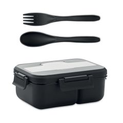 Lunch Box With 2 Compartments & Cutlery MAKAN